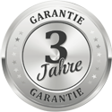 3 Jahre Garantie